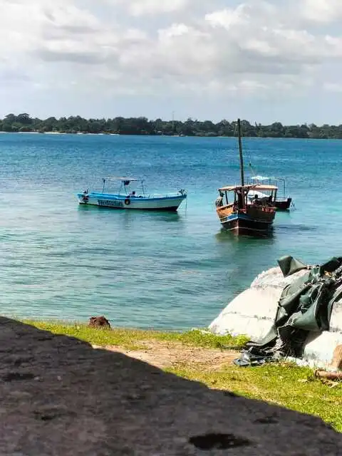 Wasini Island sailing boats