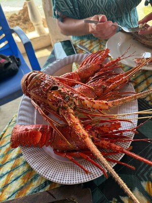 Seafood lunch Wasini Island tour Kenya